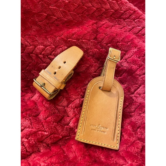 Vintage Louis Vuitton Luggage Tag and Poignet - Picture 1 of 5